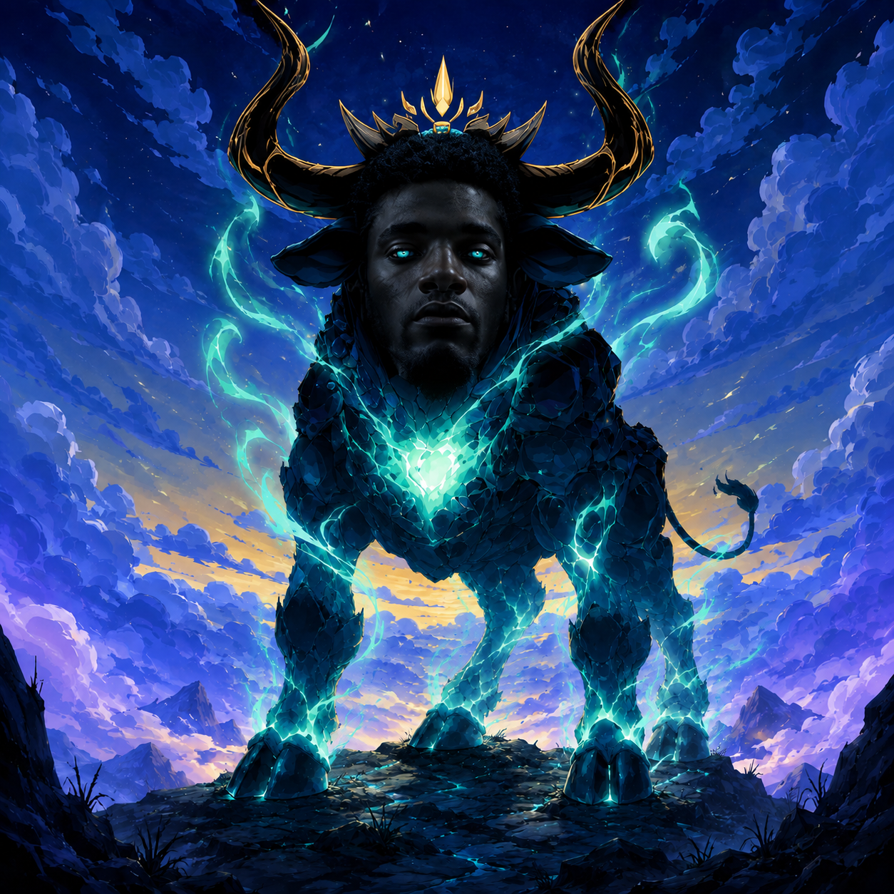$BULLINDEX bull deity logo